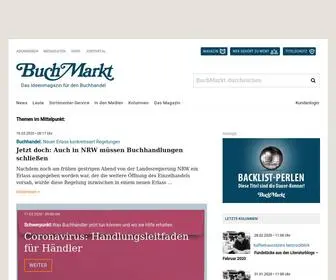 Buchmarkt.de(Das Ideenmagazin f) Screenshot