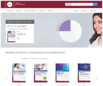 Buchoffizin.de(Deutscher Apotheker Verlag) Screenshot