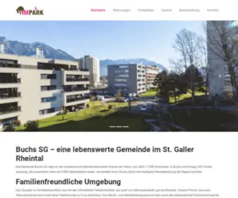 Buchs-Neuland.ch(Eine lebenswerte Gemeinde im St) Screenshot