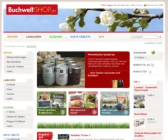 Buchweltshop.de(Startseite BuchWELTshop) Screenshot