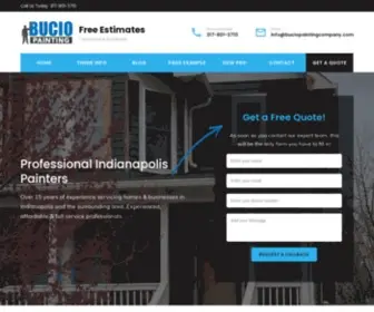 Buciopaintingcompany.com(Commercial & Residential) Screenshot