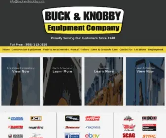 Buckandknobby.com(Construction Equipment For Sale) Screenshot