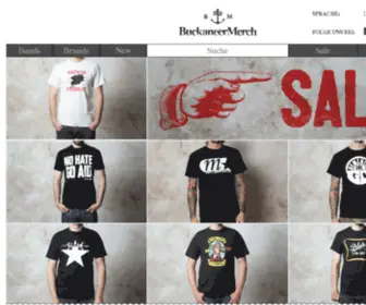 Buckaneermerch.com(Band & Brand Merchandise) Screenshot