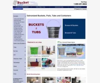 Bucket-Outlet.com(Bucket Outlet) Screenshot