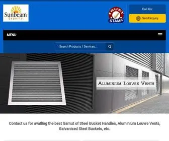 Buckethandlemanufacturers.com(Sunbeam Exports) Screenshot