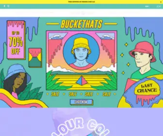 Buckethatsfordays.com(Funky Bucket Hats) Screenshot