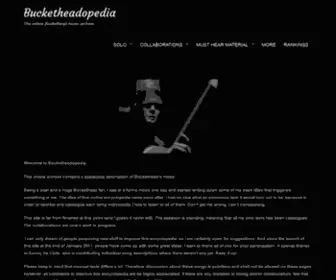 Bucketheadopedia.com(Bucketheadopedia) Screenshot