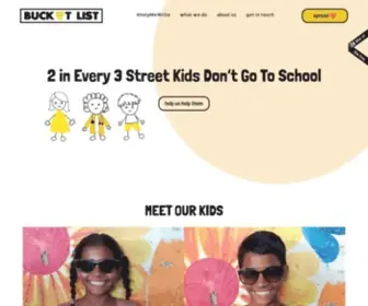 Bucketlist.org.in(Bucket List) Screenshot