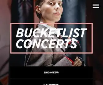 Bucketlistconcerts.nl(Bucketlist Concerts) Screenshot