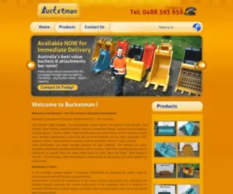 Bucketman.com.au(Excavator Buckets) Screenshot