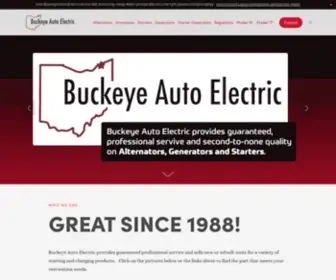 Buckeyeautoelectric.com(Buckeye Auto Electric) Screenshot