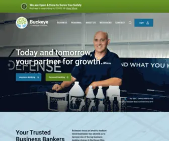 Buckeyebank.com(Buckeye Community Bank) Screenshot