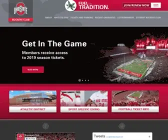 Buckeyeclub.org(Ohio State Buckeye Club) Screenshot