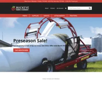 Buckeyefarmandgarden.com(Order tractor parts today) Screenshot