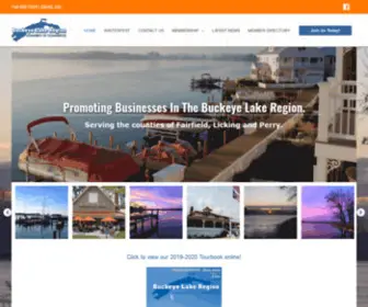 Buckeyelakecc.com(Promoting Business in the Buckeye Lake Region) Screenshot