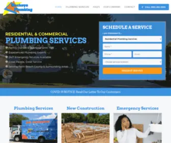 Buckeyeplmg.com(Plumbing Services West Palm Beach) Screenshot