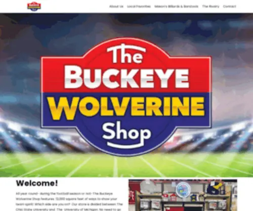 Buckeyewolverineshop.com(Gear for the Whole Family) Screenshot