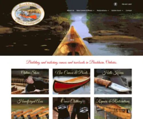 Buckhorncanoes.com(Buckhorn Canoe Company) Screenshot