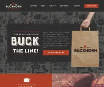 Buckhorngrill.com(Buckhorn Grill) Screenshot