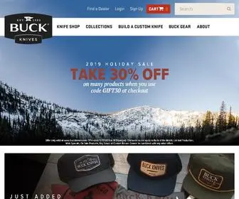 Buckknives.com(BUCK) Screenshot