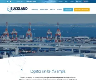 Bucklandcustoms.com(Buckland Customs Brokers Ltd) Screenshot