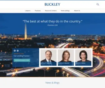 Buckleysandler.com(Financial Services Law Firm) Screenshot