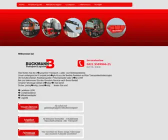 Buckmann-Transport-Logistik.de(Buckmann Transport) Screenshot