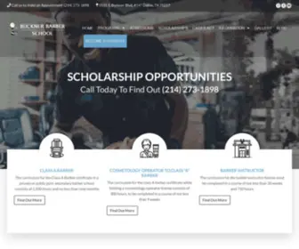 Bucknerbarberschool.com(Buckner Barber School Dallas) Screenshot