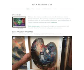 Buckpaulson.com(BUCK PAULSON ART) Screenshot