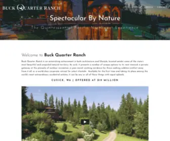 Buckquarterranch.com(Buck Quarter Ranch) Screenshot