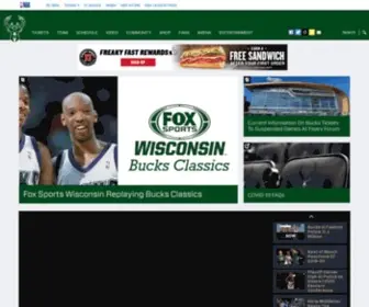Bucks.com(NBA) Screenshot
