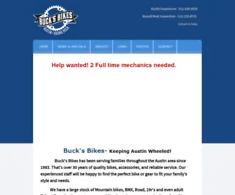 Bucksbikes.com(Buck's Bike Superstore) Screenshot