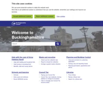 Buckscc.gov.uk(Buckinghamshire Council) Screenshot