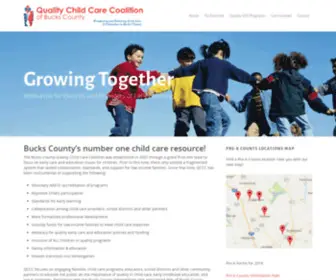 Buckschildcare.com(Your Online Resource for Child Care and Early Learning in Bucks County) Screenshot