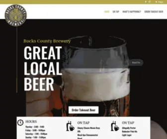 Buckscountybrewery.com(Bucks County Brewery) Screenshot