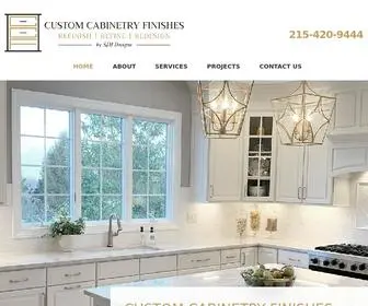 Buckscountycabinetpaintingrefinishing.com(Custom Cabinetry Finishes by SJM Designs) Screenshot