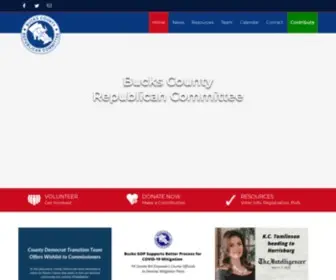 Bucksgop.org(Bucks County Republican Committee) Screenshot