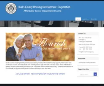 Buckshousing.org(Affordable Senior Independent Living) Screenshot