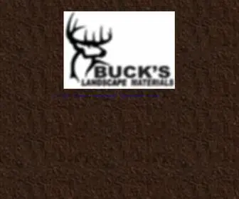 Bucksmaterials.com(Buck's Landscape Materials) Screenshot