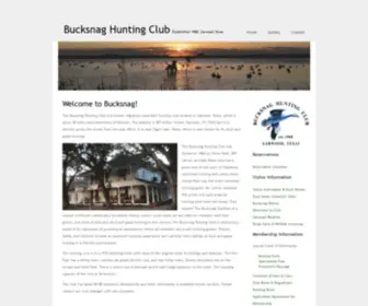 Bucksnag.com(The Bucksnag Hunting Club) Screenshot