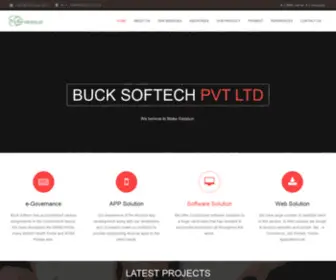 Bucksoftech.com(Buck Softech Pvt Ltd provide a complete range of IT Solution like) Screenshot