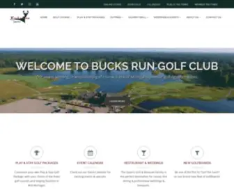 Bucksrun.com(Bucks Run Golf Club) Screenshot