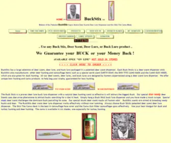 Buckstix.com(Deer scent) Screenshot