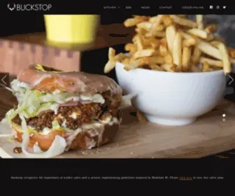 Buckstop.ca(Vancouver Barbecue & Small Plate Saloon) Screenshot