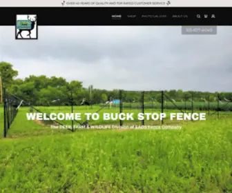 Buckstopfence.com(Buck Stop Fence) Screenshot