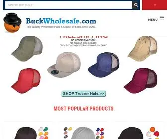 Buckwholesale.com(Dirt Cheap Wholesale Hats) Screenshot