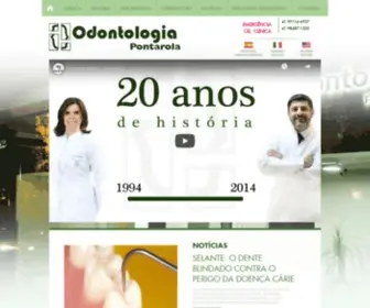 Bucofacial.com.br(Odontologia em Curitiba Pontarola) Screenshot