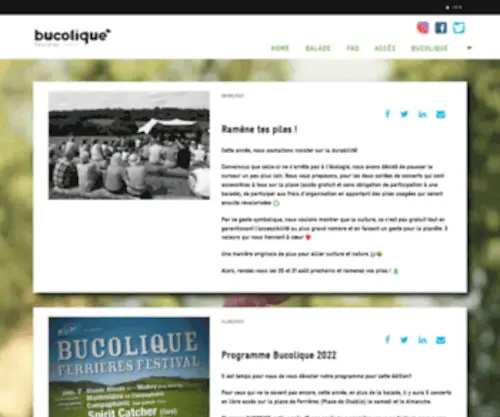 Bucolique.be(Ferrières) Screenshot