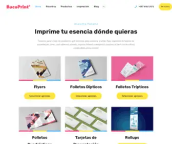 Bucoprint.com(Somos una imprenta 100% online) Screenshot