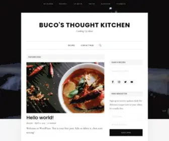 Bucoristorante.com(Buco's Thought Kitchen) Screenshot